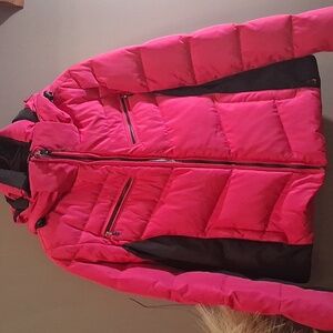 Nwot Calvin Klein Performance Hot Pink  Puffer Coat Size Medium
